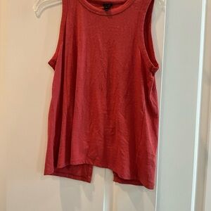 Jcrew open back salmon tank top